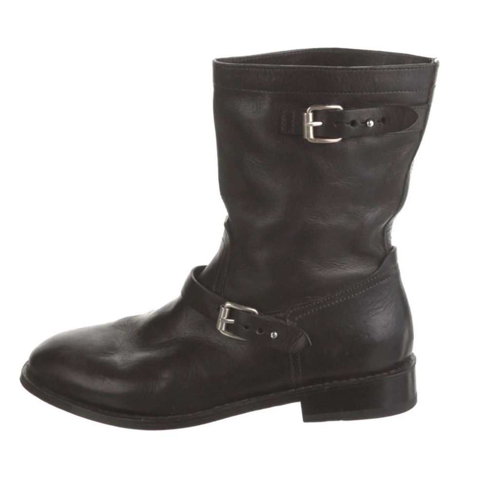 RAG & BONE Leather Moto Boots